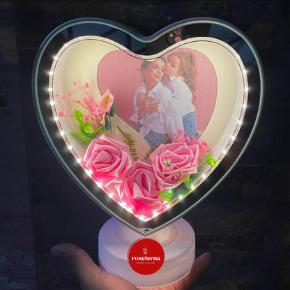 CUADRO CORAZON LED